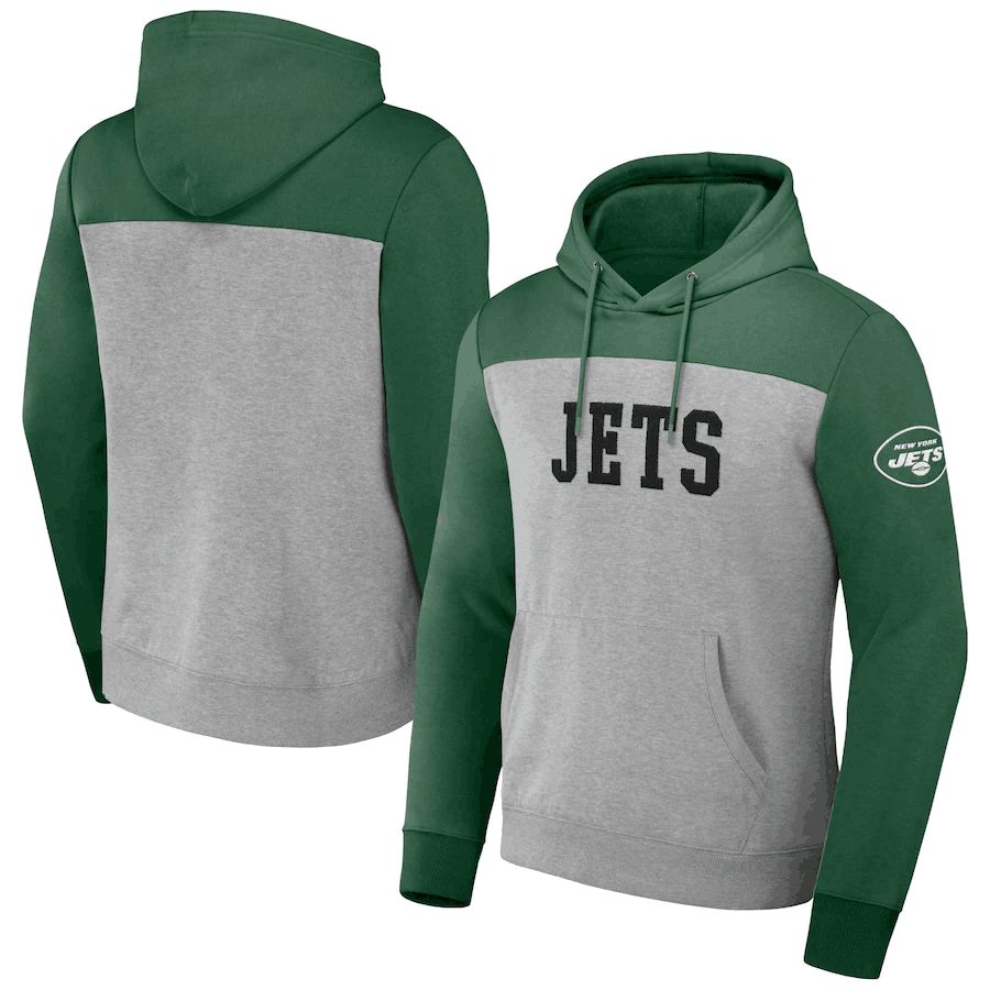 Men 2023 NFL New York Jets grey Sweatshirt style 1